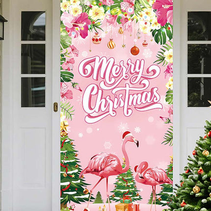 ⏰Christmas Limited Sale 50% OFF!!🎄Christmas Door Cover For Instant Holiday Decor