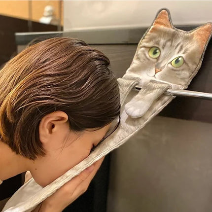 🎁LAST DAY SALE 49% OFF✨😺Cute Cat Hand Towel🐾