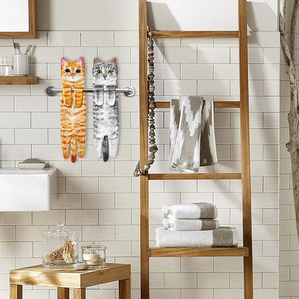 🎁LAST DAY SALE 49% OFF✨😺Cute Cat Hand Towel🐾