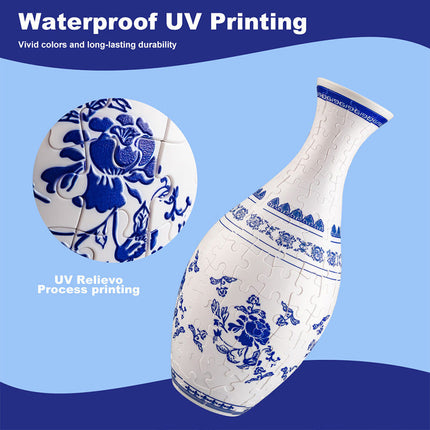 3D DIY Puzzle Flower Vase