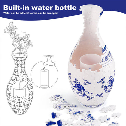 3D DIY Puzzle Flower Vase