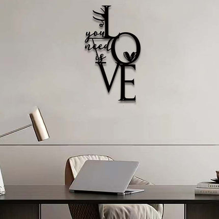 🔥Black Metal Sign Wall Art Decoration
