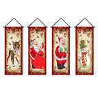 4PCS/Set-Santa & Snowman