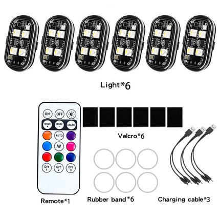 Portable Car LED Warning Light with Remote