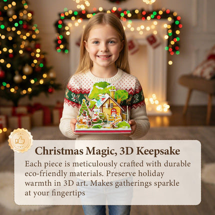 3D DIY Christmas Puzzle Kit
