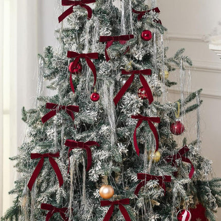 Elegant Christmas Ribbon Bow Ornament