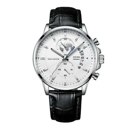 ⏳Time-Limited Special⏰Men's watch with globe motif in maritime style