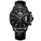 Black Case - Black Dial - Leather Band