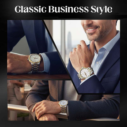 🔥Christmas Limited-Time Offer: 80% OFF!!!🔥Men's Two-Tone Waterproof Luminous Watch