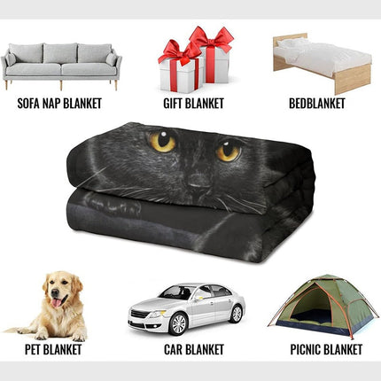 ⏳LAST DAY SALE 50% OFF!⏰🐱Black Cat All-Season Cozy Blanket