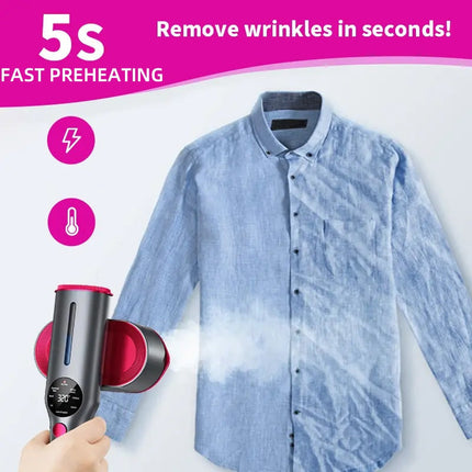 Handheld Steam Iron for Clothes