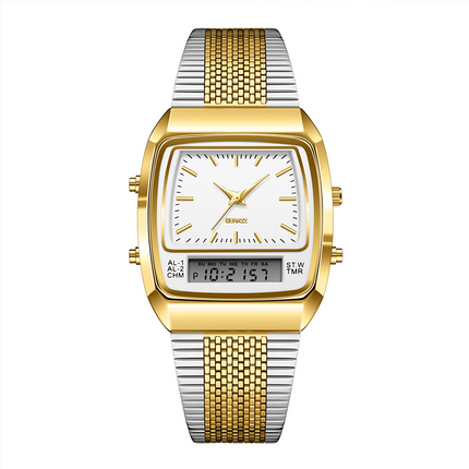 LIEBIG Roman Retro Dual System Multi-Function Digital Sports Watch