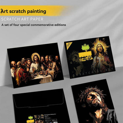 Scratch Art Painting Kit for Adults