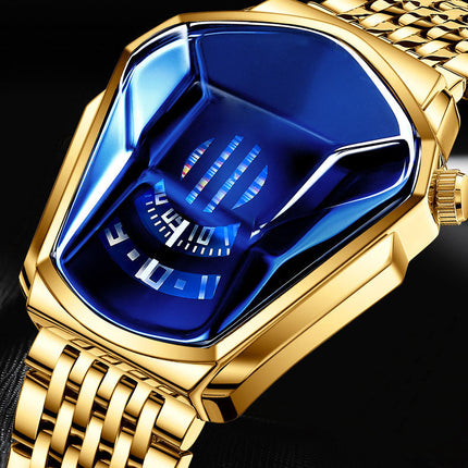 Luxury Mens Racing Sport Rhombus Watch