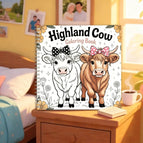 🦬Highland Cow Coloring Book / Buy 1