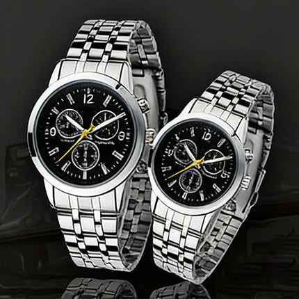 ⏳Limited-time 49% off⏰Classic 3-Eye Dial Casual Couple's Watch⌚