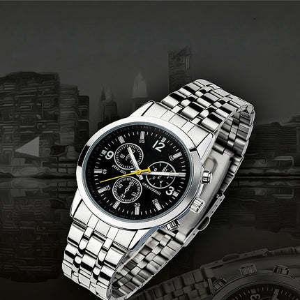 ⏳Limited-time 49% off⏰Classic 3-Eye Dial Casual Couple's Watch⌚