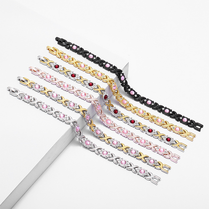 🎁 Women’s Elegant Adjustable Rhinestone Bracelet | Perfect Gift for Her
