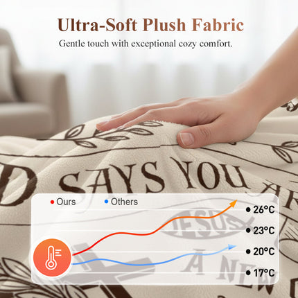 🎁🔥2026 Hot Sale 50%OFF🎁Inspirational Christian Throw Blanket