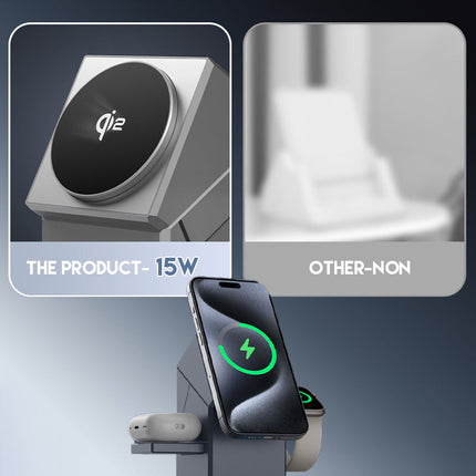 3-in-1 Foldable Magnetic Wireless Charging Station（50% OFF）