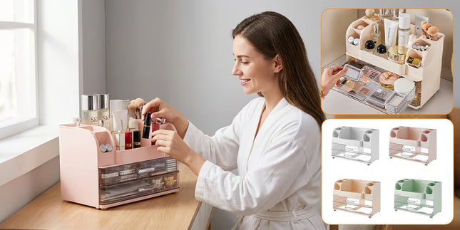 Desktop Makeup Organizer